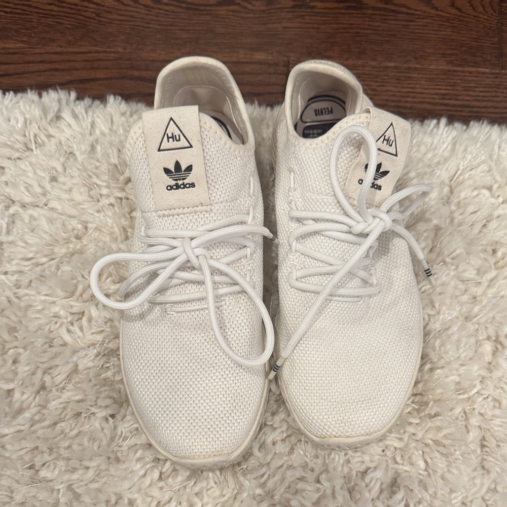 Adidas Men's Hu White Sneakers